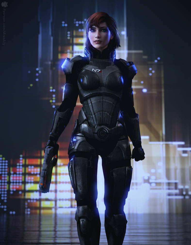 Shepard Commander by AlienAlly on DeviantArt