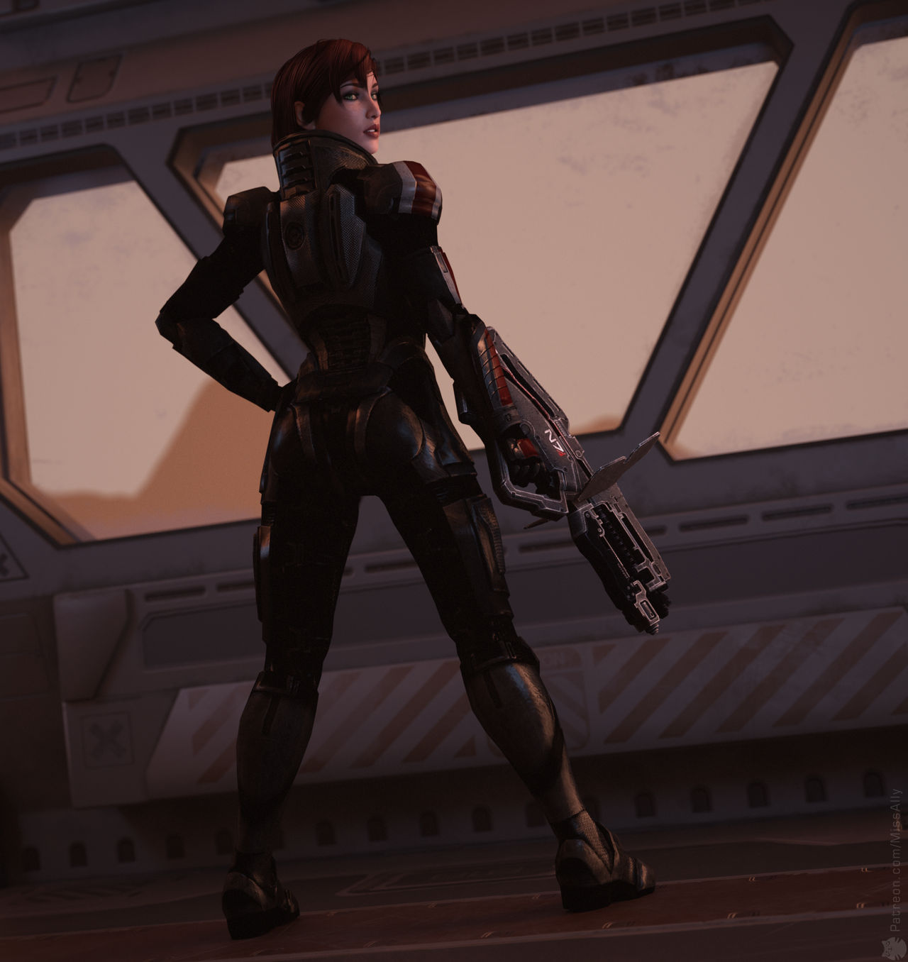 Shepard Commander by AlienAlly on DeviantArt