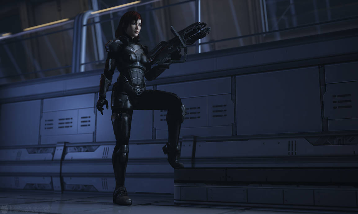 Shepard Commander, Mass Effect by AlienAlly on DeviantArt