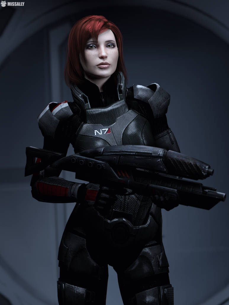 Shepard Commander, Mass Effect by AlienAlly on DeviantArt
