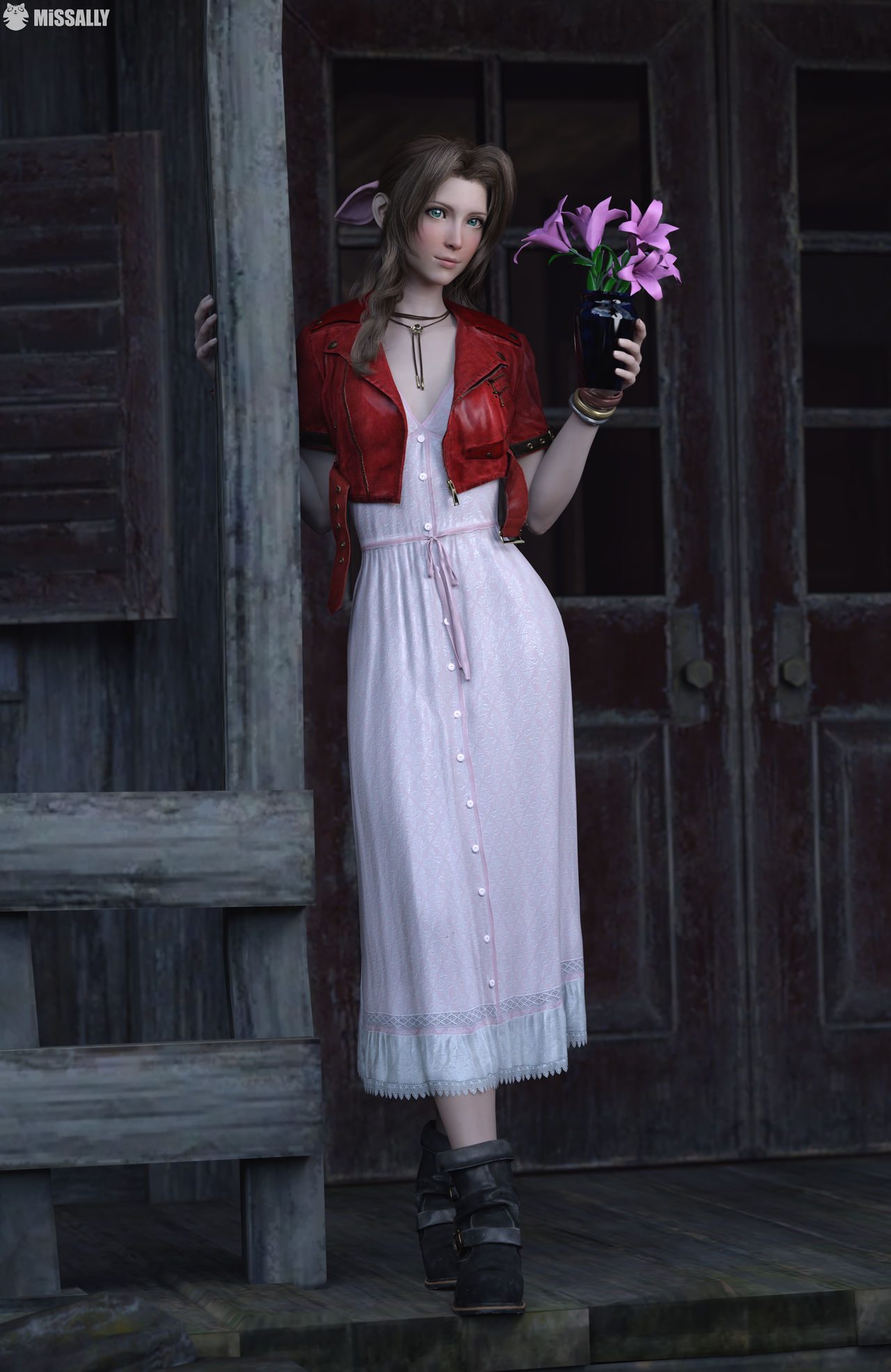 Aerith Final Fantasy By AlienAlly On DeviantArt aerith-final-fantasy-by-alienally-on-deviantart