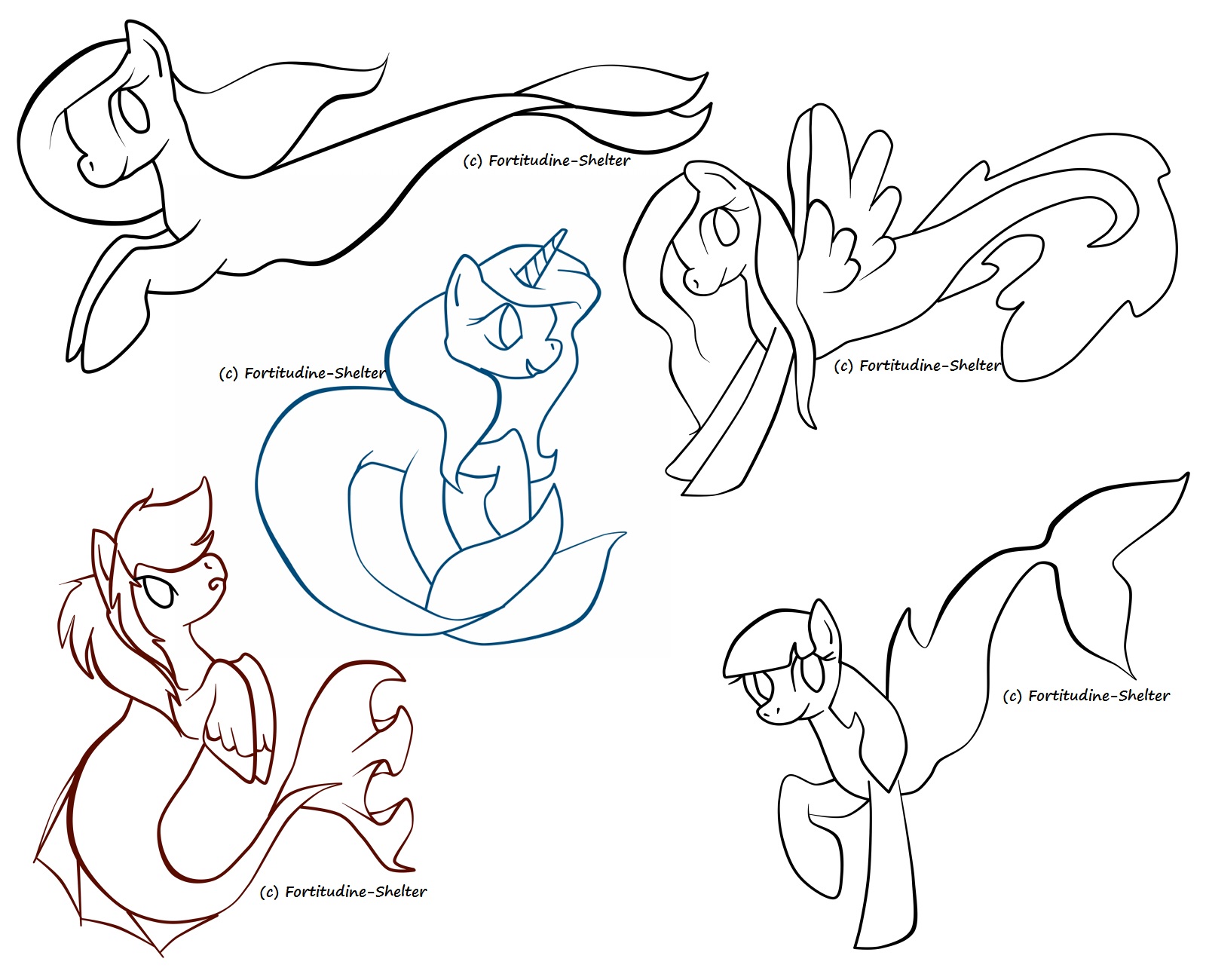 Merpony lines