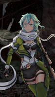 Sinon Sniper Gun Gale Online