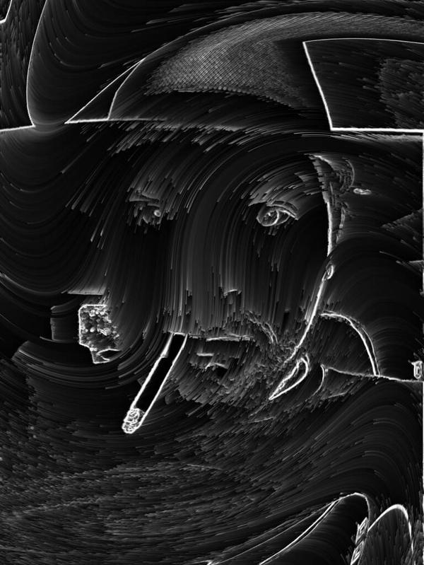 Distorted Self Portrait by Fujiwaraharimoto on DeviantArt