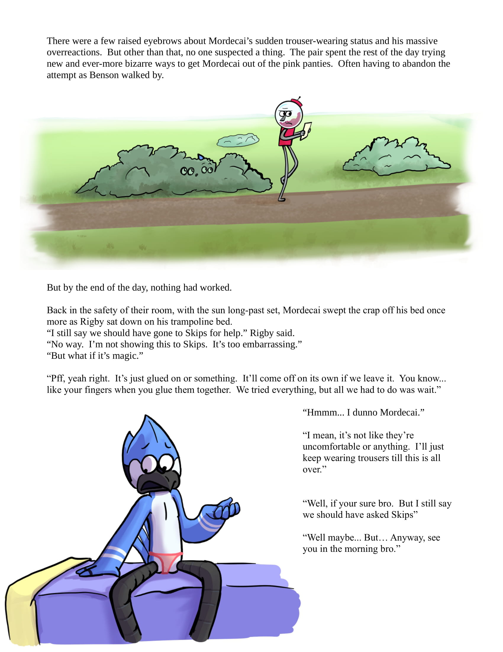 Wardrobe Multifunction Deviantart Mordecai's Wardrobe Malfunction ( P04 ) by Shieltar on DeviantArt