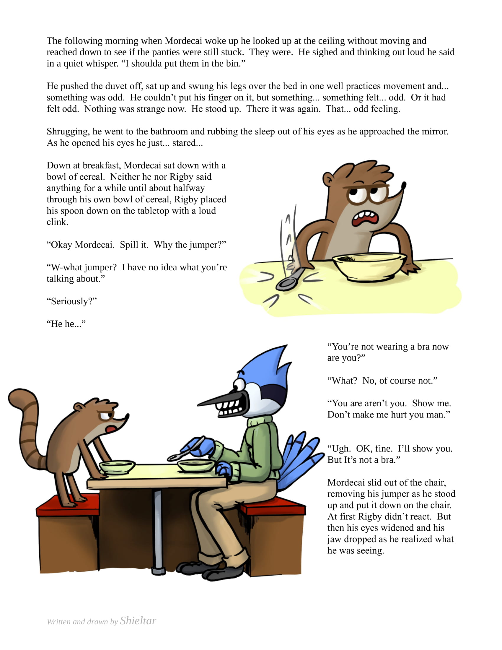 Wardrobe Multifunction Deviantart Mordecai's Wardrobe Malfunction ( P05 ) by Shieltar on DeviantArt