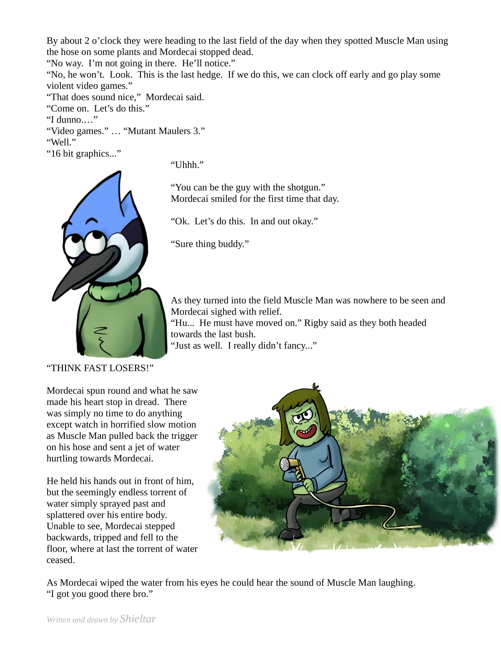 Wardrobe Multifunction Deviantart Mordecai's Wardrobe Malfunction ( Ch2 P10 ) by Shieltar on DeviantArt