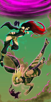 Gravity Rush - Kat and Raven