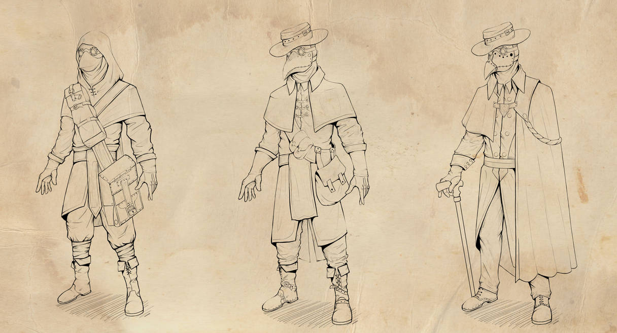 character design line-art by shchrit on DeviantArt
