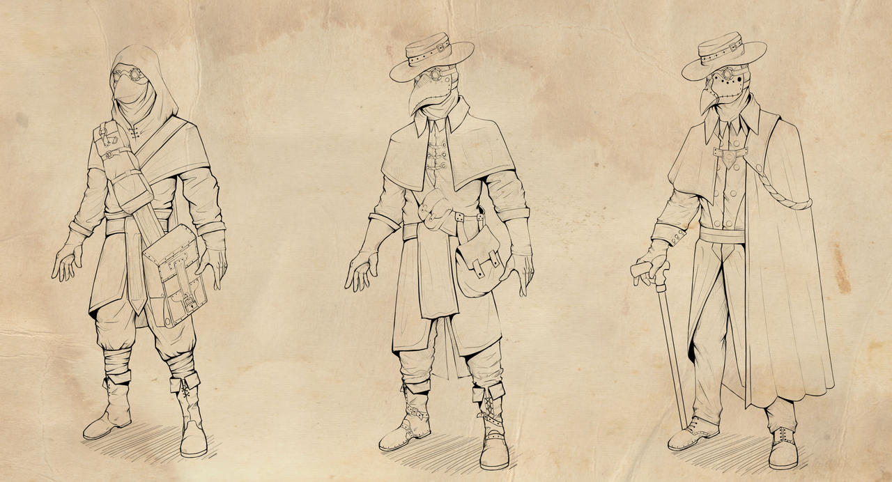 character design line-art by shchrit on DeviantArt