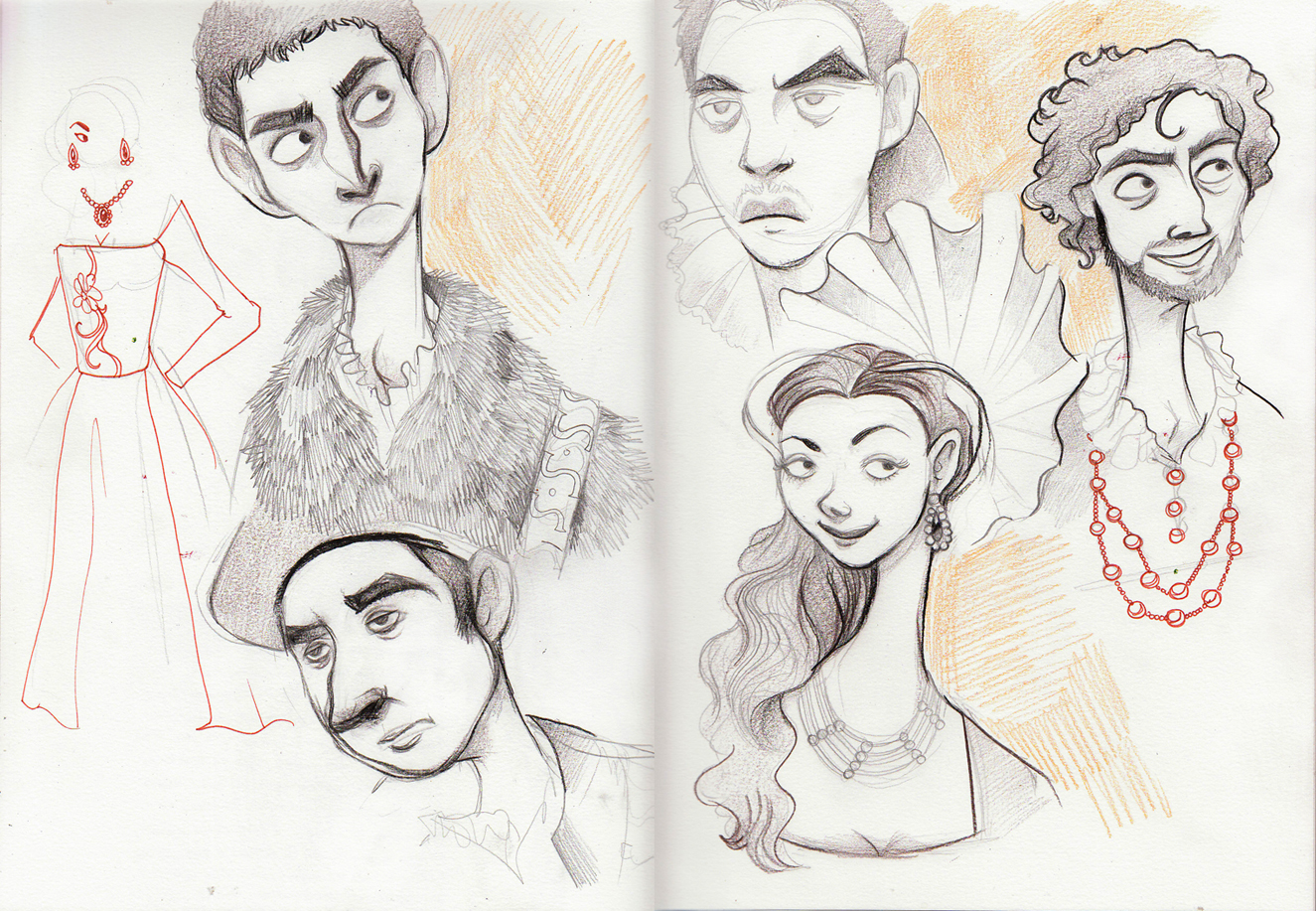 Sketchbook Tudors