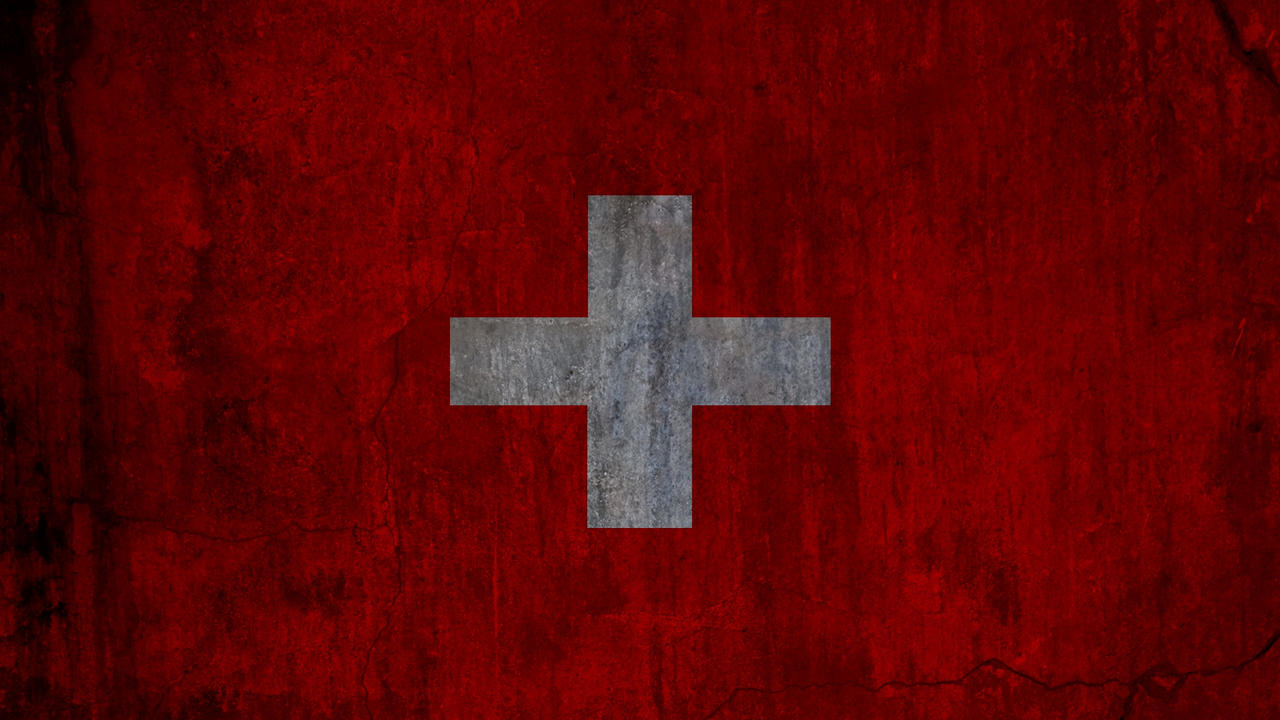 Grunge Switzerland Flag