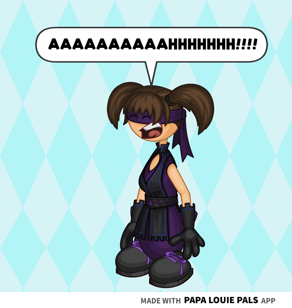 Ninjoy - Style B (Papa Louie 2) by VereesaBlue on DeviantArt