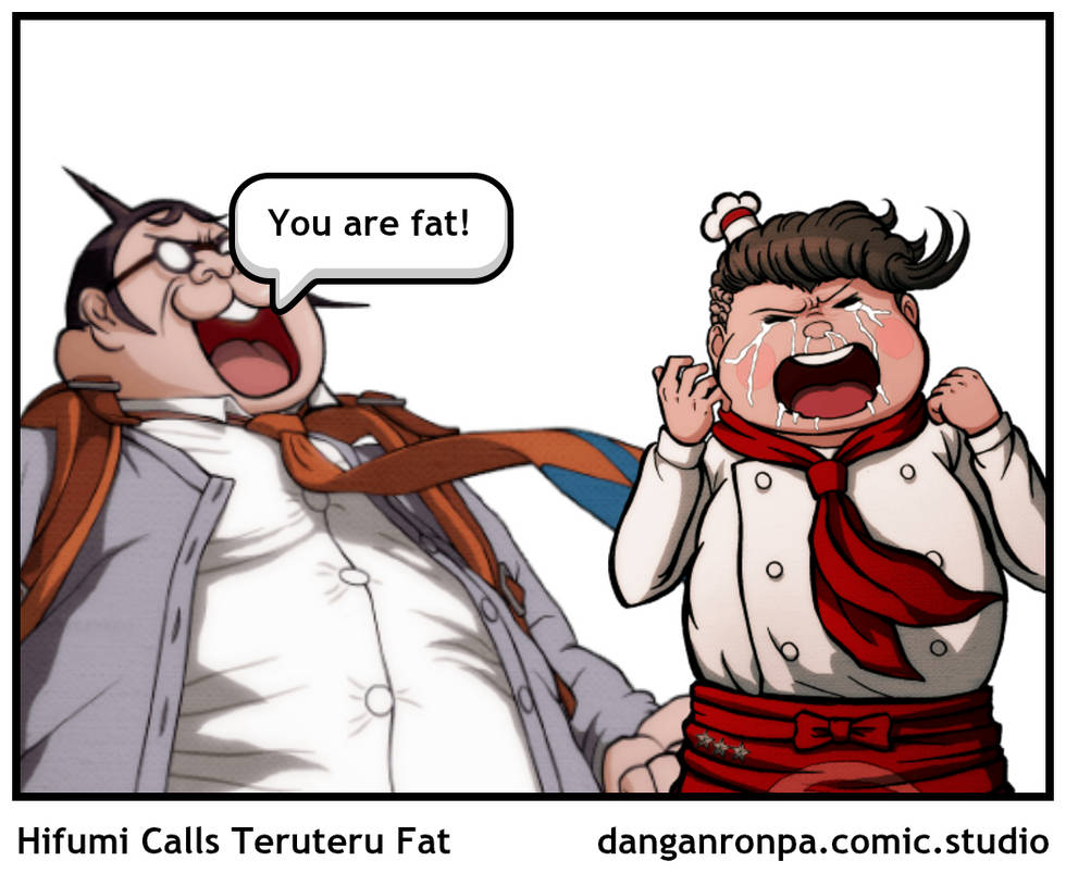 Hifumi Calls Teruteru Fat by BetterRun4000 on DeviantArt