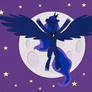 Princess Luna Rising the Moon