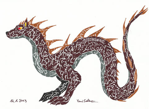 Tatoo Style Dragon