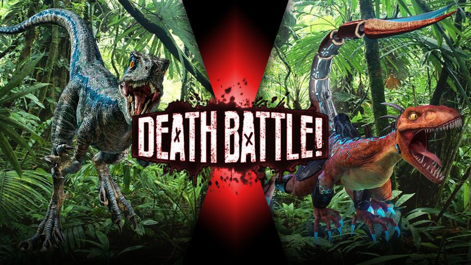 Blue Vs Riptor Riptor VS Blue by fightingiscool on DeviantArt