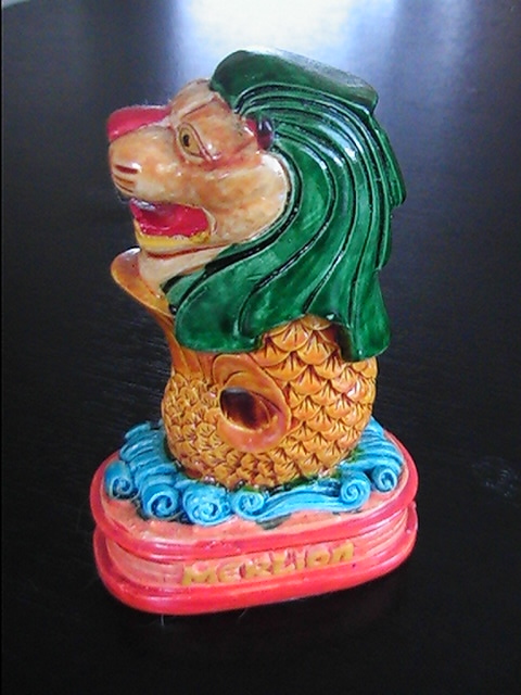 Merlion Figurine - left view by NZKiwiDragon on DeviantArt