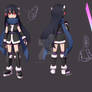 Shade Reference Sheet (2019) - MMZX OC