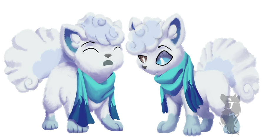 Alolan Vulpix Commission by JazzWolfBlaze on DeviantArt