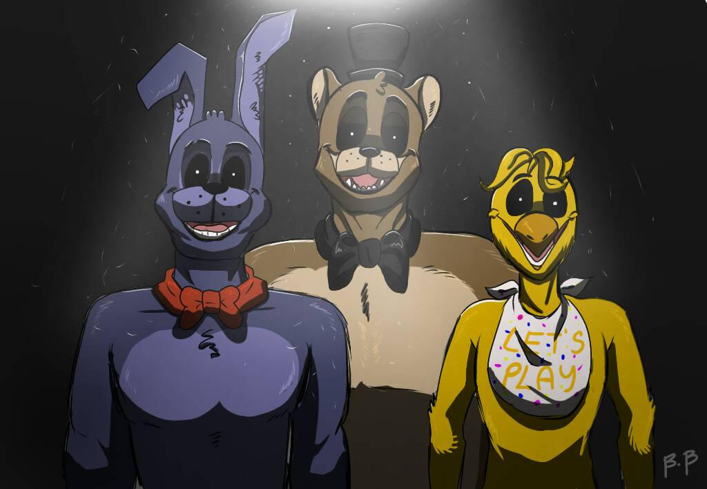 fnaf 1 design. by BidyBoboo on DeviantArt