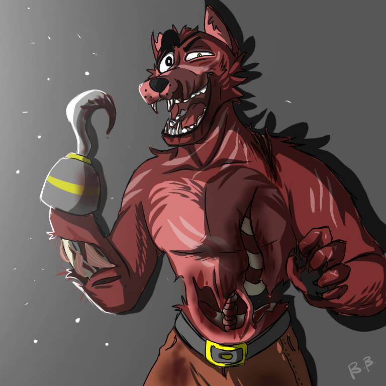 X 上的Passiona Roo：「Withered foxy #fnaf #fnaffanart #fnafart #furry #furryart  #art  / X