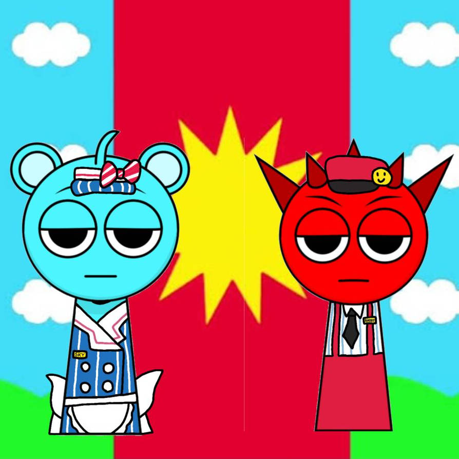 Sprunki Raddy Parents Sprunki Sky x Raddy Mesmerizer by lovingschool9 on DeviantArt