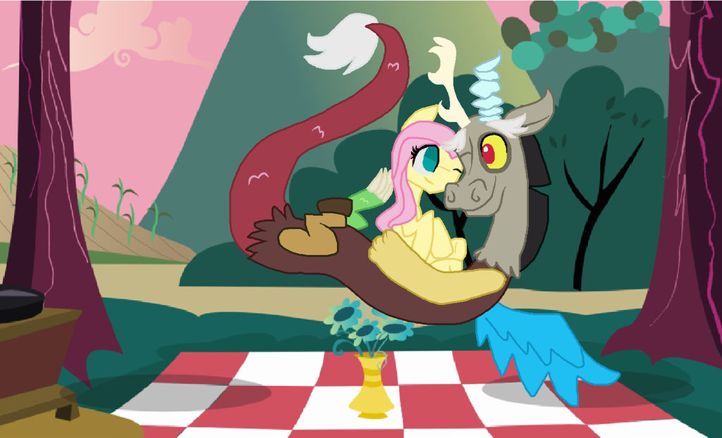 Fluttershy X Discord