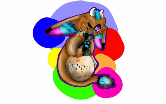 pluto drawing