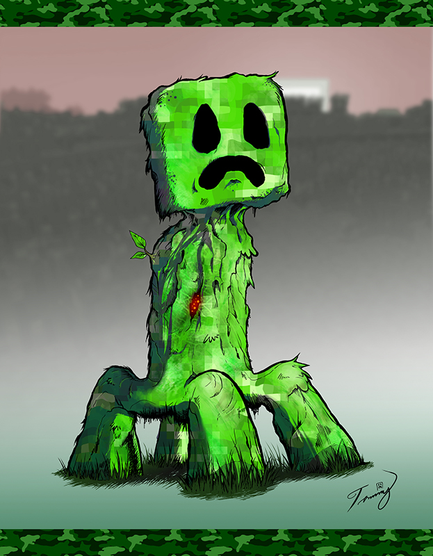 Real life Creeper by CameronHarperArt on DeviantArt