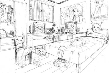 Otaku's room