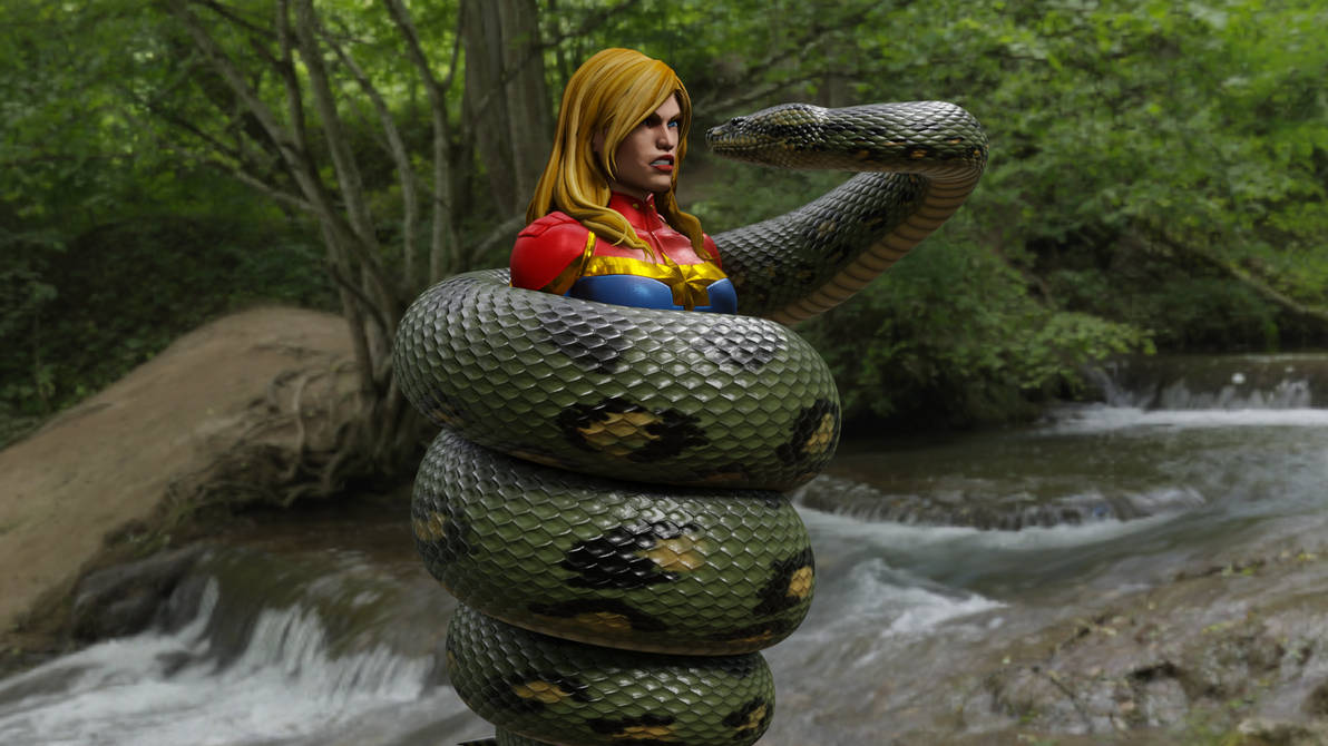 Snake Squeeze Captain Marvel (Earth 616) by RebelScum5420 on DeviantArt