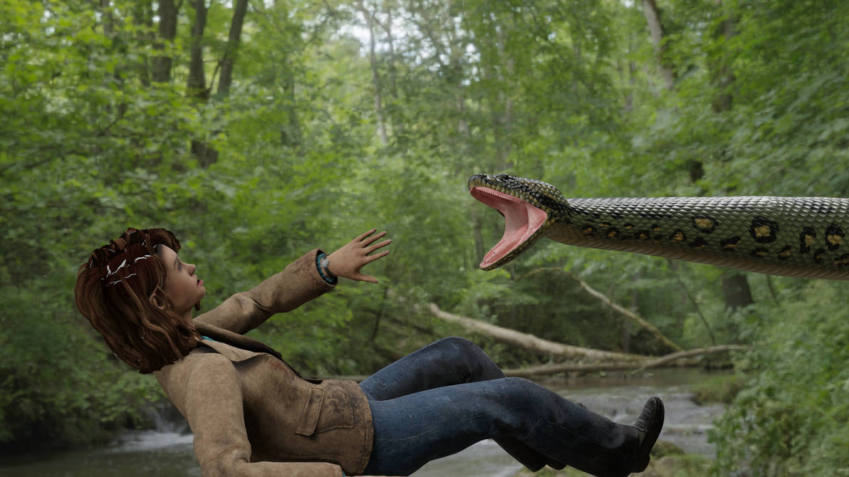 Snake Squeeze Nancy (Commission #24 P1) by RebelScum5420 on DeviantArt