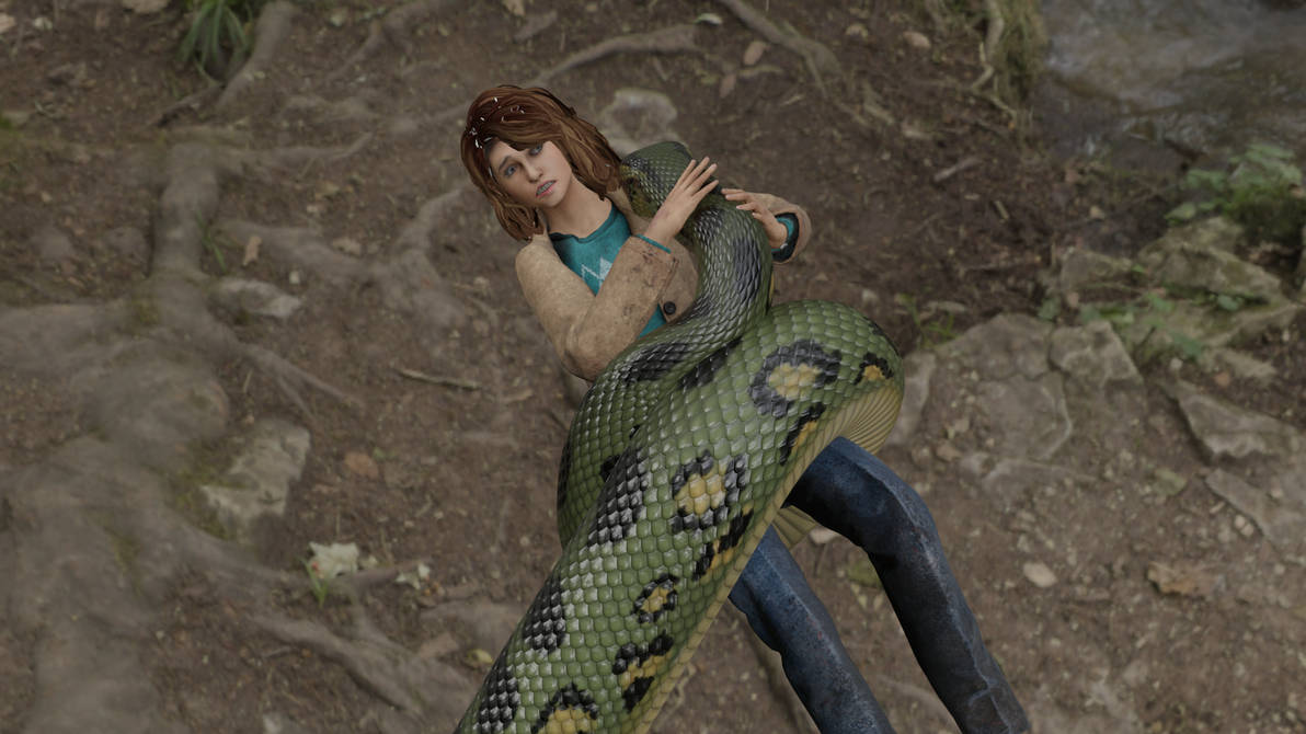 Snake Squeeze Nancy (Commission #24 P2) by RebelScum5420 on DeviantArt