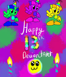 Happy 13th Birthday DeviantART