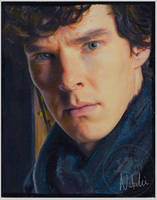 Benedict - Sherlock - Oil Pastels