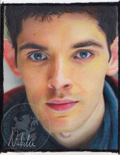 Merlin - Oil Pastels