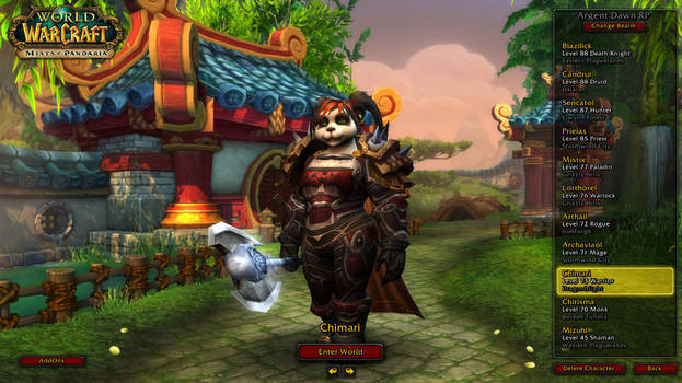 Pandaren warrior (Chimari)