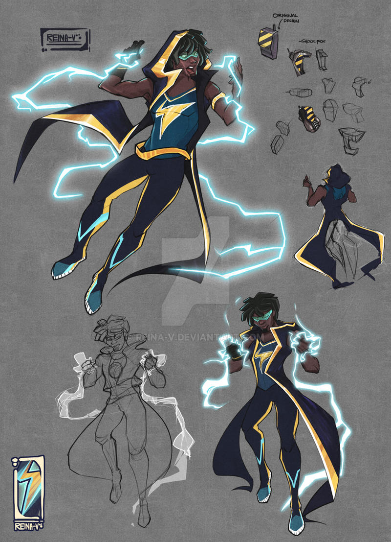 picture Static Shock New Art static shock redesign page 1 by reina