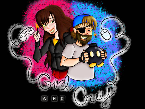 Girl and Guy Play Logo