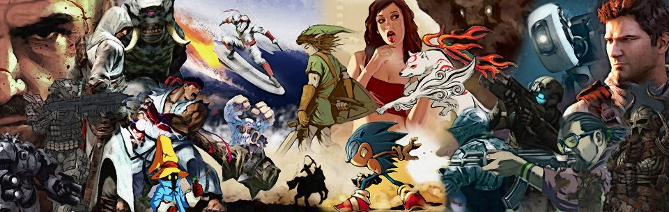 Game Collage Design Games collage for group banner #1 by thinkstoomuch on DeviantArt