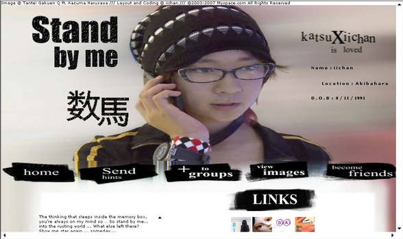 myspace layout:Kazuma Narusawa