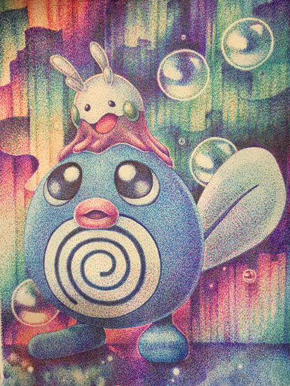 Poliwag Wears Goomy Hat