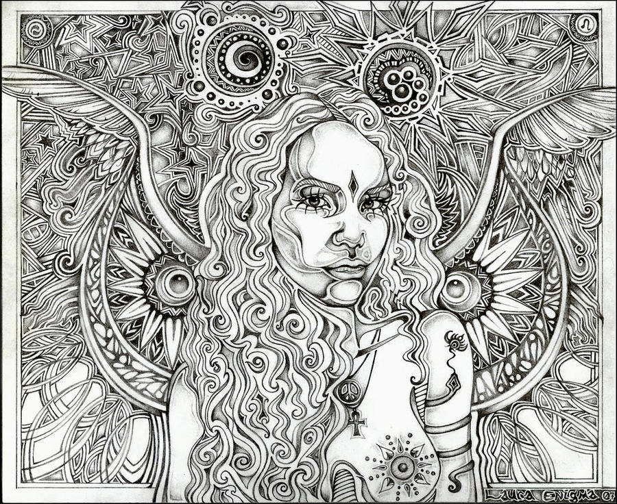 The High Priestess by lauraborealisis
