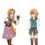 Shepherdess AU - Link and Zelda