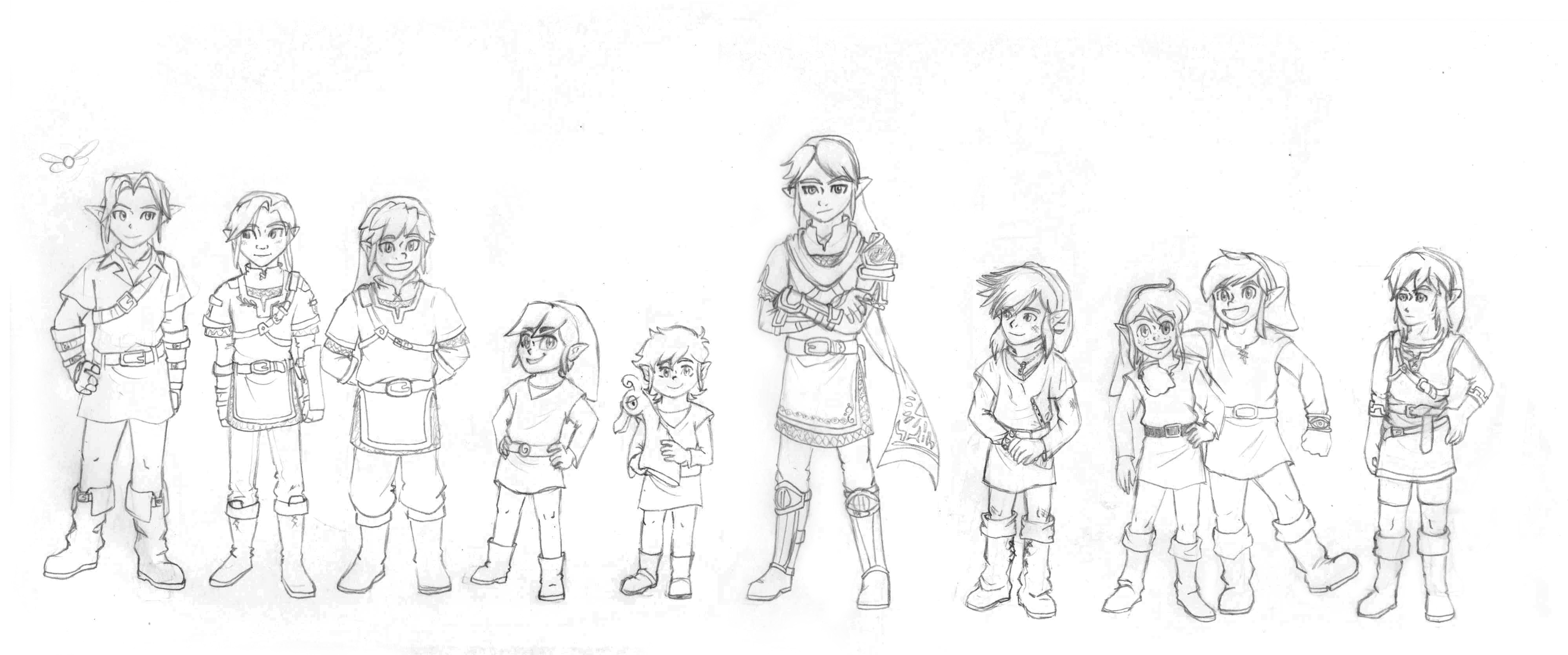 TLoZ: Classic Link Height by sesshowmall on DeviantArt