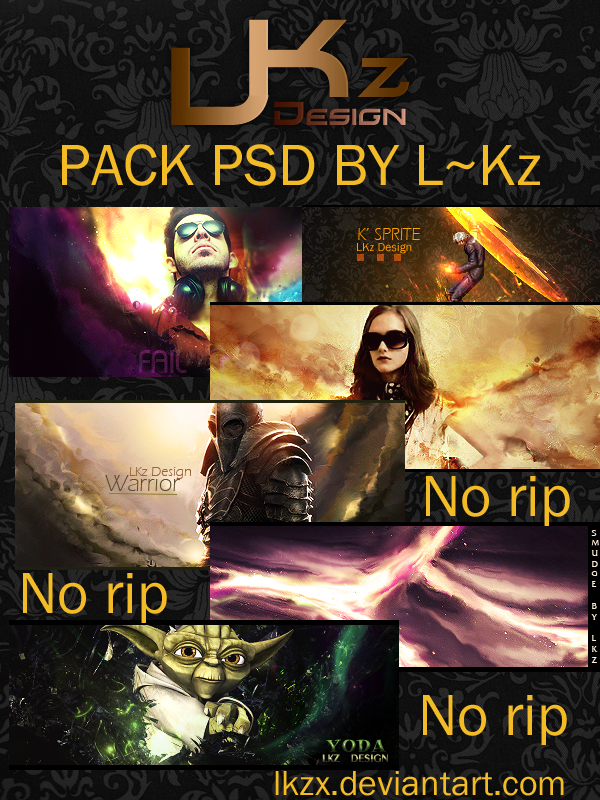 Pack PSD by LKz