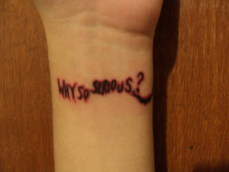 Why So Serious? tattoo