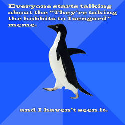 Socially awkward Penguin