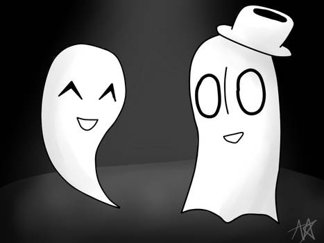 Napstablook and friend